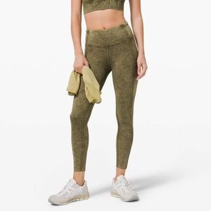 Lululemon Fast and Free High Rise Tight 25" *Ice Dye